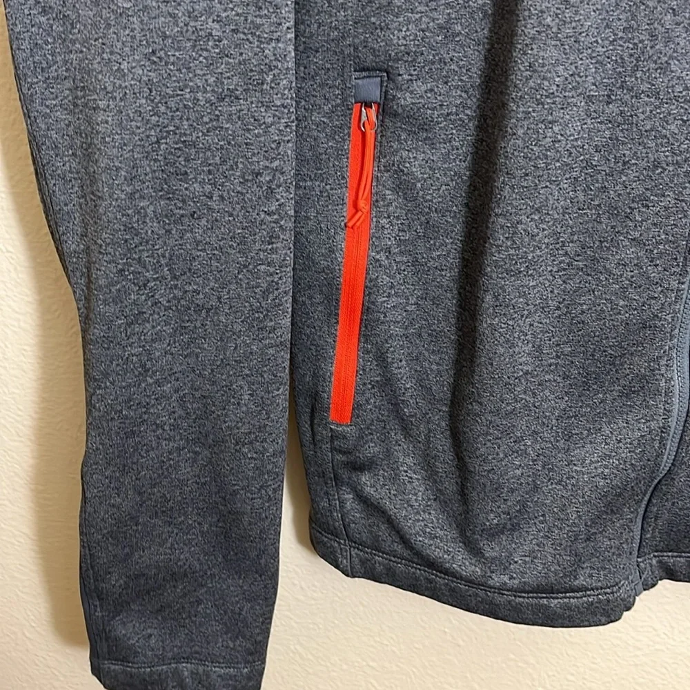 The North Face Gray Zip Hoodie Sweatshirt
